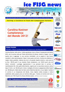 Newsletter Fisg 04-04-12