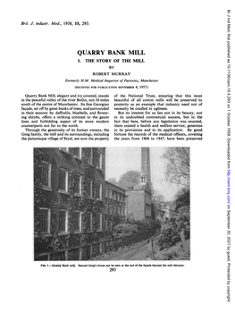 Quarry Bank Mill 1