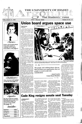 Union Board Argues Space