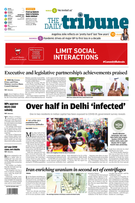 Over Half in Delhi 'Infected'