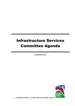 Agenda of Infrastructure Services Committee