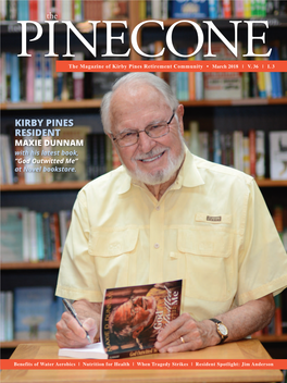 KIRBY PINES RESIDENT MAXIE DUNNAM with His Latest Book, “God Outwitted Me” at Novel Bookstore