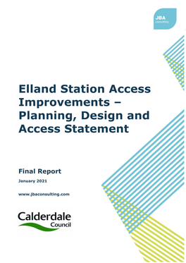 Elland Station Access Improvements