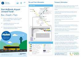 East Midlands Airport Onward Travel Bus ›› Coach ›› Train