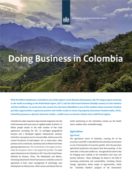 Doing Business in Colombia