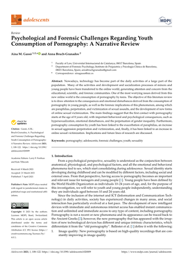 Psychological and Forensic Challenges Regarding Youth Consumption of Pornography: a Narrative Review