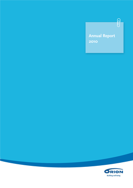 Annual Report 2010 Contents