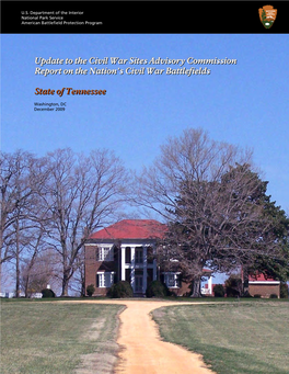 Update to the Civil War Sites Advisory Commission, State of Tennessee