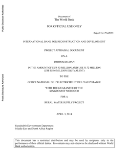 World Bank Document