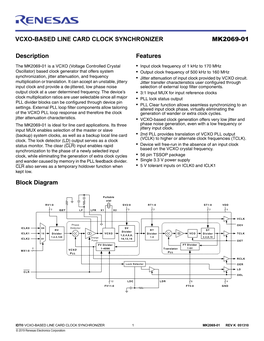 MK2069-01 Datasheet