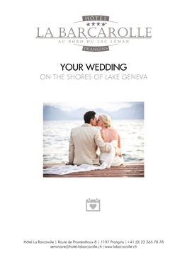 Your Wedding on the Shores of Lake Geneva