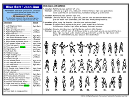 Blue Belt / Joon-Gun One Step / Self-Defense