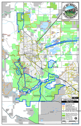 Map Legend OSMP Trail Study Areas Map