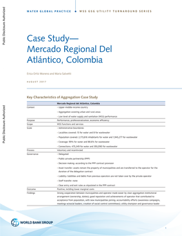 Case Study— Mercado Regional Del Atlántico, Colombia