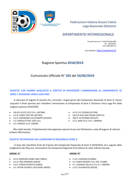 Dipartimento Interregionale