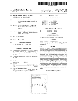 (12) United States Patent (10) Patent No.: US 8,682,594 B2 Fan Et Al