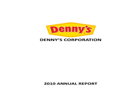 DENNY's CORPORATION Delaware 13-3487402 (State Or Other Jurisdiction of (I.R.S