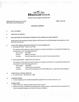 Council Agenda