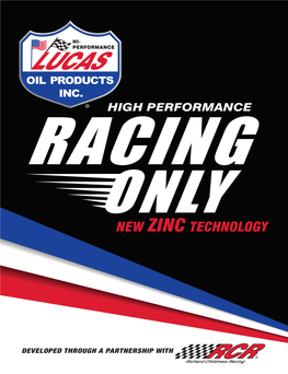 Racing Only Catalog