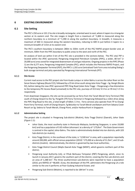 6 EXISTING ENVIRONMENT 6.1 Site Setting