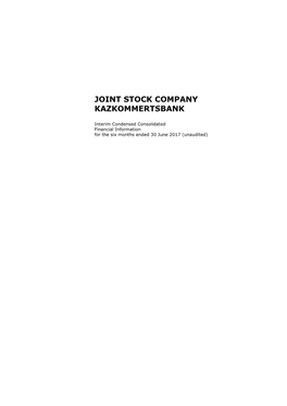 Joint Stock Company Kazkommertsbank