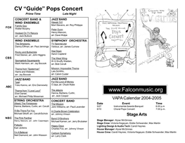 CV “Guide” Pops Concert