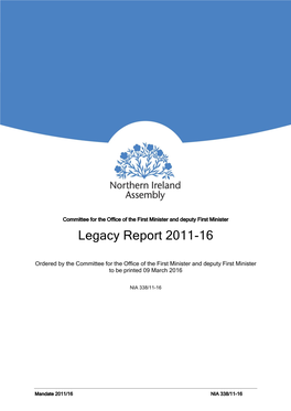 Legacy Report 2011-16