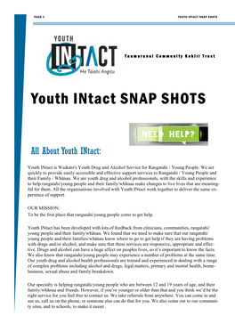 Youth Intact Snap Shots