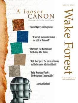 Wake Forest Magazine | March 2008