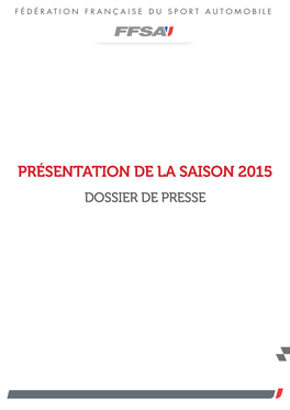 Présentation De La Saison 2015 Dossier De Presse