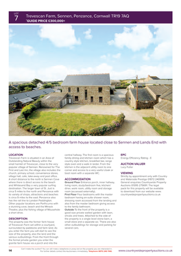 7 Trevescan Farm, Sennen, Penzance, Cornwall TR19