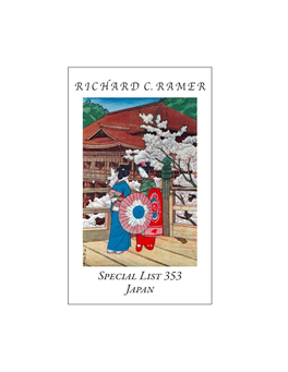 Special List 353: Japan