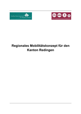 Regionales Mobilitätskonzept Für Den Kanton Redingen