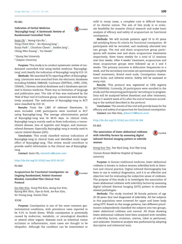 The Association of Lower Abdominal Coldness With