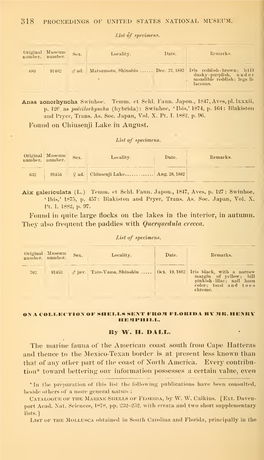 Proceedings of the United States National Museum