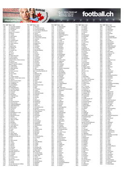 Vereinsliste / Liste Des Clubs