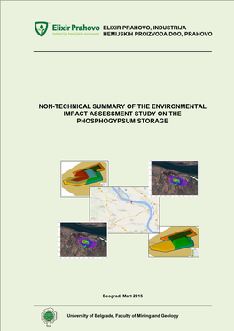 Non-Technical Summary of the Environmental Impact Assessment Study on the Phosphogypsum Storage
