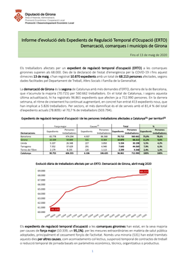 ERTO) Demarcació, Comarques I Municipis De Girona