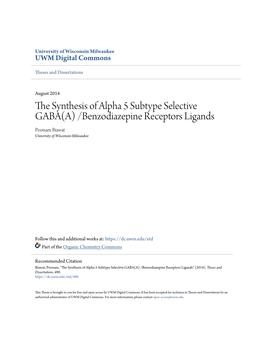 The Synthesis of Alpha 5 Subtype Selective Gaba(A)