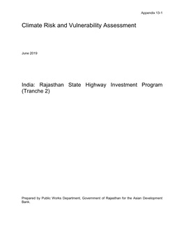 Rajasthan State Highway Investment Program (Tranche 2)