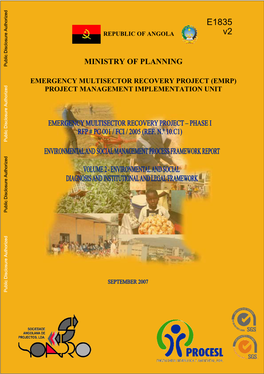 MINISTRY of PLANNING Public Disclosure Authorized