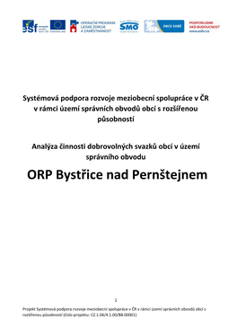 ORP Bystřice Nad Pernštejnem