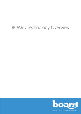 BOARD Technology Overview 2 Contents Contents 3 CONTENTS