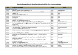 Local Plan Submission 2026 - Core Documents Library