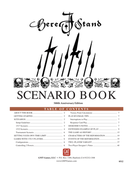 SCENARIO BOOK, 500Th Anniversary Edition 1