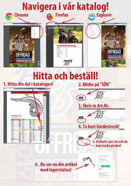 Navigera I Vår Katalog! Hitta Och Beställ!