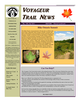 Voyageur Trail News