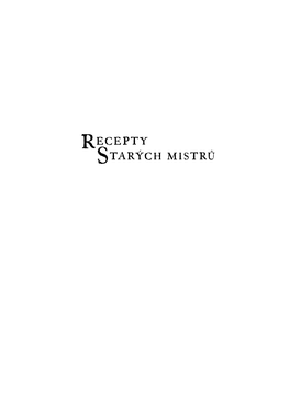 Recepty Starých Mistrů