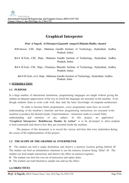 Graphical Interpreter