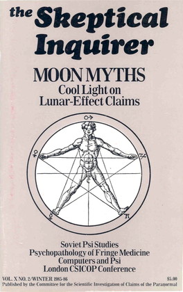 MOON MYTHS Cool Light on Lunar-Effect Claims